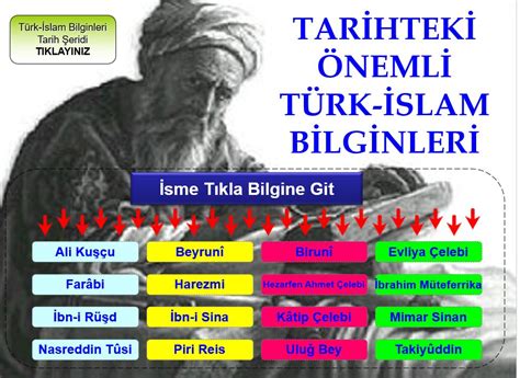 türk islam medeniyetinde yetişen bilginlerden 4 tanesi